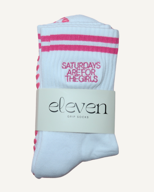 Saturdays are for the Girls Grip Sock